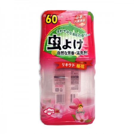 日本生活老媽消臭液 (櫻花) 380ml 室內芳香 蚊蟲會怕怕