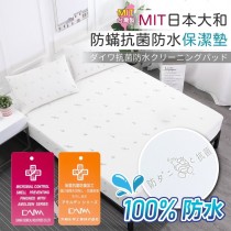 MIT日本大和 100%防水防螨抗菌防水保潔墊(枕頭套45X75)，保潔枕頭套／防潑水／台灣製 買樂購