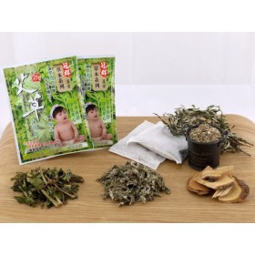 冠群 艾草包 台灣製造 檢驗合格 艾草沐浴包 漢方草本系列 淨身 抹草 七月半 泡腳包 沐浴包(10片)