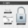 指紋鎖 HANLIN-ELK10 智能USB充電指紋鎖鎖頭